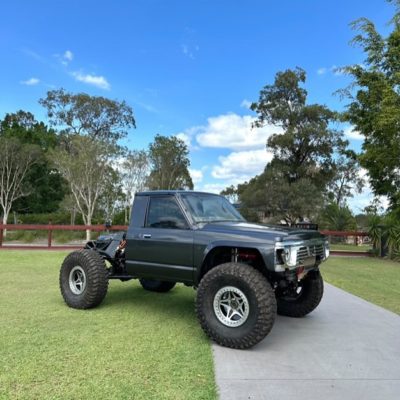 Who doesn’t love a tough gq build? Thanx @its4x4_gq for sending this one in.
Chopped GQ
4 link
Coilover rear
Triple Bypass front 
40” Mickey Thompson
#4link #4linksuspension #offroad #4x4 #nissan #40s